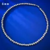 Colliers Black Ewater Pearl Diamond Collier 100% réel 925 Collier Chocker de mariage en argent sterling pour femmes bijoux