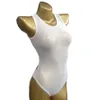 Women Mesh Transparent High Cut Bodysuit See Through Backless Sexy Thong Japanese Sukumizu Swimwear Erotic Lingerie F19