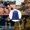 Utomhussäckar Sport Storage Bag Universal Fitness Drawstring Large Capacity Nylon Waterproof Oxford Zipper Swimming Beach Camp