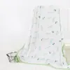 يضع حفاضات سميكة فائقة النعومة لمولود الأطفال حديثي الولادة بطانية خيزران القطن قماشة للأطفال