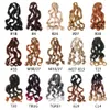 human curly wigs Loose wave braided wig French Curl Crochet Hair crochet hair