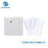 Kontroll Smart 13.56MHz IC -kortläsare Seriell port UART RS232 RS485 Office Wall Mounted Wiegand RFID Access Control Card Reader Reader