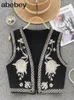 Damesvesten vintage bloemen borduurwerk vestiging vrouwen 2024 zomerse nationale stijl dames top patchwork casual vest voor vrouw