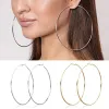 Orecchini Donne 310 cm Piccola grande cerchio Orecchini a cerchio Dichiarazione Ear Ring Fashion Jewelry Gift Nightclub DJ 2020