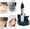 Trimmer Origina 4in1 Uppladdningsbar näsa öronstrimmer för menvinnor Grooming Kit Electric Eyebrow Beard Trimer Nose and Ears Trimmer
