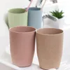 Wheat Straw Wash Cup Household Bathroom Toothbrush Holder Multi-color Choice Practical Classic Style Cylindrical 2022 New Style