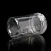 Jars 1500ML Plastic Round Clip Top Storage Jar With Airtight Seal Lid Food Container Tableware Preserving Kitchen Flour Pasta Spice O