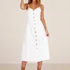 Casual Dresses Bohemian Loose Sundress Summer Outfits For Women 2024 Round Neck Sleeveless Tank Dress Beach Style Swing Slim