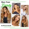 Brazilian Bundles 100% Human Hair Body Wave Blonde 134 pcs Remy Pre Colored Weave For Women 1b27 240419