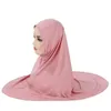 Рамадан Шифон Хиджаб для женщины Мгновенный хиджаб с кеп -химаром Ислам Муслим Джерси Головой Шарф Глав