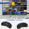 Consoles 16bit MD Wireless Video Game Console For Sega Genesis Game Stick HDMIcompatible 900+Game Support 2 Players For Mega Drive