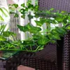 Fiori decorativi decorazioni per matrimoni 2m Ivy Vine Arco arco di seta a foglia artificiale con foglie verdi Ghirlanda muro appeso