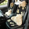 Pillow Cartoon Bear S Plush Car Seat Pillows Neck Protection Decoration Lumbar Office Back For Bed