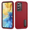 Cajas de teléfonos de Kickstand de defensa para Motorola Moto G Stylus 5G 2024 Play Power Edge Pure Edge 30 Pro Bede+ 3 capas Cubierta de protección híbrida con soporte múltiples colores