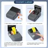 Detonger P2 Mini Térmico Impressora Plus 3 Rolls Rótulo de cabo Portátil BT Office Business Cable Sticker Printer 240418