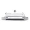Plates Butter Dish With Lid Airtight Butters Keeper Multifunctional Container