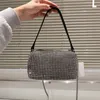 Tasarımcı Crossbody Elmas omuz çantaları ışıltı debriyaj çanta çanta zinciri kayış rhinestone çanta kılıfları moda cüzdan lüks parti çantaları cyd24041905-14
