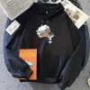 Sweatshirts Sevgili Kapı Joon Gyeon ve Cain Hoodies Kore Moda Çizgi Roman Karikatür Sweatshirt Pep Polar estetik Grafik Külot