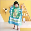 Handdoeken gewaden baby poncho handdoek handdoek surf zwembad cartoon kind badjas badjas strand veranderen bad gewaad