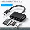 new 2024 Type-C Micro Adapter TF CF SD Memory Card Reader Writer Compact Flash USB-C for IPad Pro Huawei for Macbook USB type c adapter- for