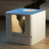 Scatole Sandbox Lettiera Box a cazzo completamente chiuso Lettiera per gatto Big Gatto Parattolo Closed Sandbox Toilet Casa Top Box Boxele