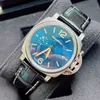 Pannerai Watch Luxury Designer Полный набор Lu Min Nuo du er Series Blue Face Automatic Mechanical Mens Pam00927