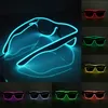 LED Light up Glowing Glasses EL Wire Neon Rave Glasses Luminous Party Glasses Eyewear for Birthday Halloween Xmas Party Bar Decorative Supplier