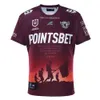 Men Jersey 2023 Nrl Shark Menteu Sea Eartle Earth Raider Hoofd Dog Melbourne Legion Rugby -kleding met korte mouwen