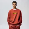 Rampo Men S G Drew Gedrukte hoodie met pluche en verdikte casual paar -stijl pullover voor