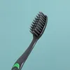 10st Double Toothbrush Ultra Soft Bamboo Charcoal Nano Tandborste svart tandborste Dental Personlig vård Tänder