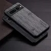 Pixel 7 Pro 7a Funda Bamboo Wood Pattern Leather New Phone Cover Luxury Coque for Pixel 7 Case Capaの携帯電話ケースケース