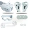 Glasögon VR -skyddsskydd Set för Pico 4 VR -headsetskal Face Cover Lightweight Sillicone VR Ear Muff Rocker Protect Cover