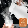 Kettles 12V 24V Portable Car Heat Cup Electric Kettle Rostfritt stål Vatten varmare flaskbil Värme Cup Coffee Mug LCD Display