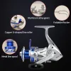 Accessories Spinning Fishing Reel 3000 4000 5000 Series Light Weight Surfcasting Spinning Fishing Reel Nylon Saltwater Sea Carrete De Pesca