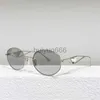Occhiali da sole designer classici occhiali goggle nuovi occhiali da sole semplici in metallo netta rosse stesse occhiali da sole triangolari spr60y