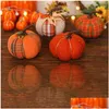 Other Wedding Favors Halloween Scene Dressing Cartoon Colorf Fabric Pumpkin Table Decoration Cross Border Thanksgiving Props Drop De Dhvbp