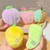 Keychains Fruit Animal Toy Lovely Stuffed Pendant Soft Dolls Plush Material Gift For Kids