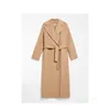 Designer Coat Cashmere Coat Luxury Coat MAXMARA Wool Bathrobe Coat Camel