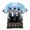 T-shirts Hot Game Skibidi Toalett Tshirt Kids 3D Printing T Shirts Boys Anime Speakerman Tshirt Barn Klädflickor Kort ärm Tops