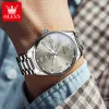 Watches OLEVS Gold Men's Watches Automatic Mechanical Luxury Diamond Watchstrap Stainless Steel Business Classics Men's Wrist watch 9955