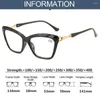 Óculos de sol Vintage Cat Eye Reading Glasses Momen Men Fashion Reader Eyewear Unisex Presbyopic OpyeGlasses Diopters 1 1.5 2 2,5 3 3.5 4