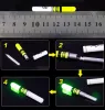 Accessories 20pcs/lot Green/Red LED Light Stick With Connector Tube Lightstick Float Bobber Accessroy Work With CR322 Night Fishing J352