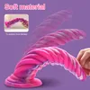 Xise Super Big Monster Dildo Sex Toy Masturbator för vuxna kvinnor Kvinna med Suction Cup Wand Massager Pussy