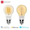 Kontroll Yeelight Smart LED -glödlampa Silk Lamp E27 Ljusstyrka Justerbar smart 6W 700 lm för WiFi Mihome App Apple HomeKit Remote Control