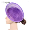 Berets 25cm Big Fascinator Base Women Fascinators Party Party MILLERY COCKWEAR COIDE MAISON CHIAUX 10PCS / LOT