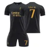 Futbol formaları 24 Real Madrid 2 Away Black Bellingham 5 Jersey Set Madrid 10 Jersey Futbol Forması