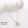 Pendant Necklaces A-Z 26 Initials Name Heart Letter Alphabets Necklace For Women 2024 Female Choker Chains Jewelry Trendy Gifts