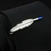 Clips Heren Tie Clips 28 Ontwerpen Optie Auto Saxofoon Glazen Feather Shape Metal Tie Clip Design Tie Pins Groothandel Retail Arrow Clip