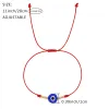 Strands Yastyt fatto a mano Evil Evil Eye Strand Regolabile Simpucibile Braccialetti per donne Regali di gioielli alla moda