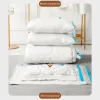 Bags 1/6PCS Vacuum Storage Bags Transparent Folding Compression Bag Space Saving Travel Seal Packet Organizer Vacuum Bags for Clothes